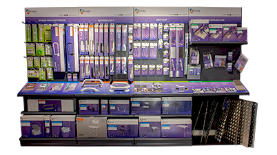 Winkelschappen uit de showroom van Intersteel