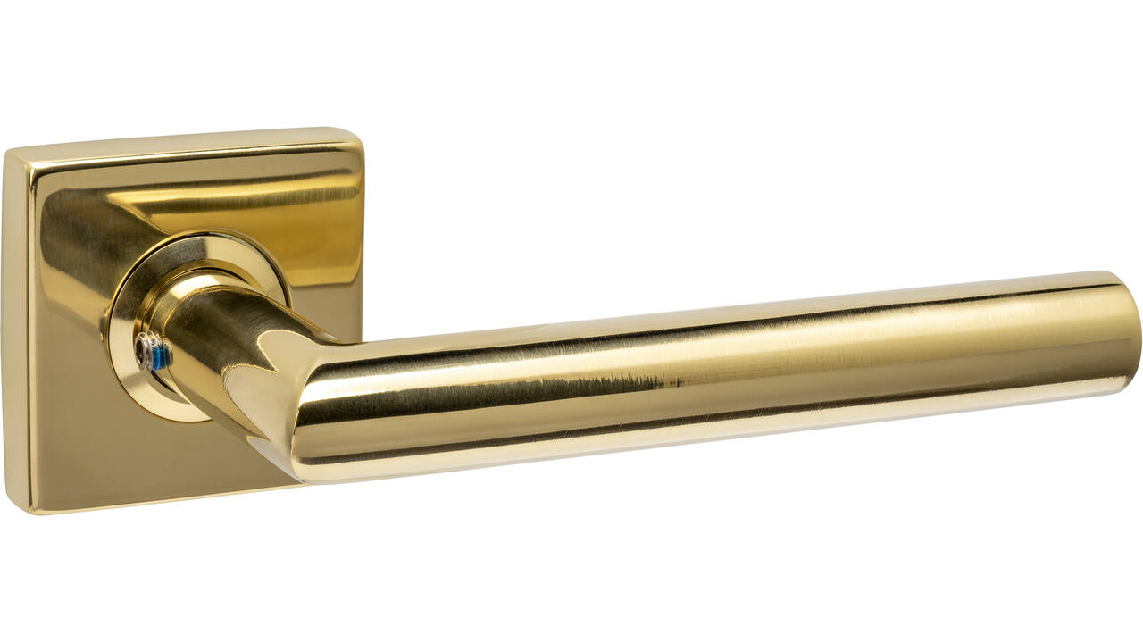 Gatdeel Jura op rozet verdekt 53x53X10mm PVD messingkleur