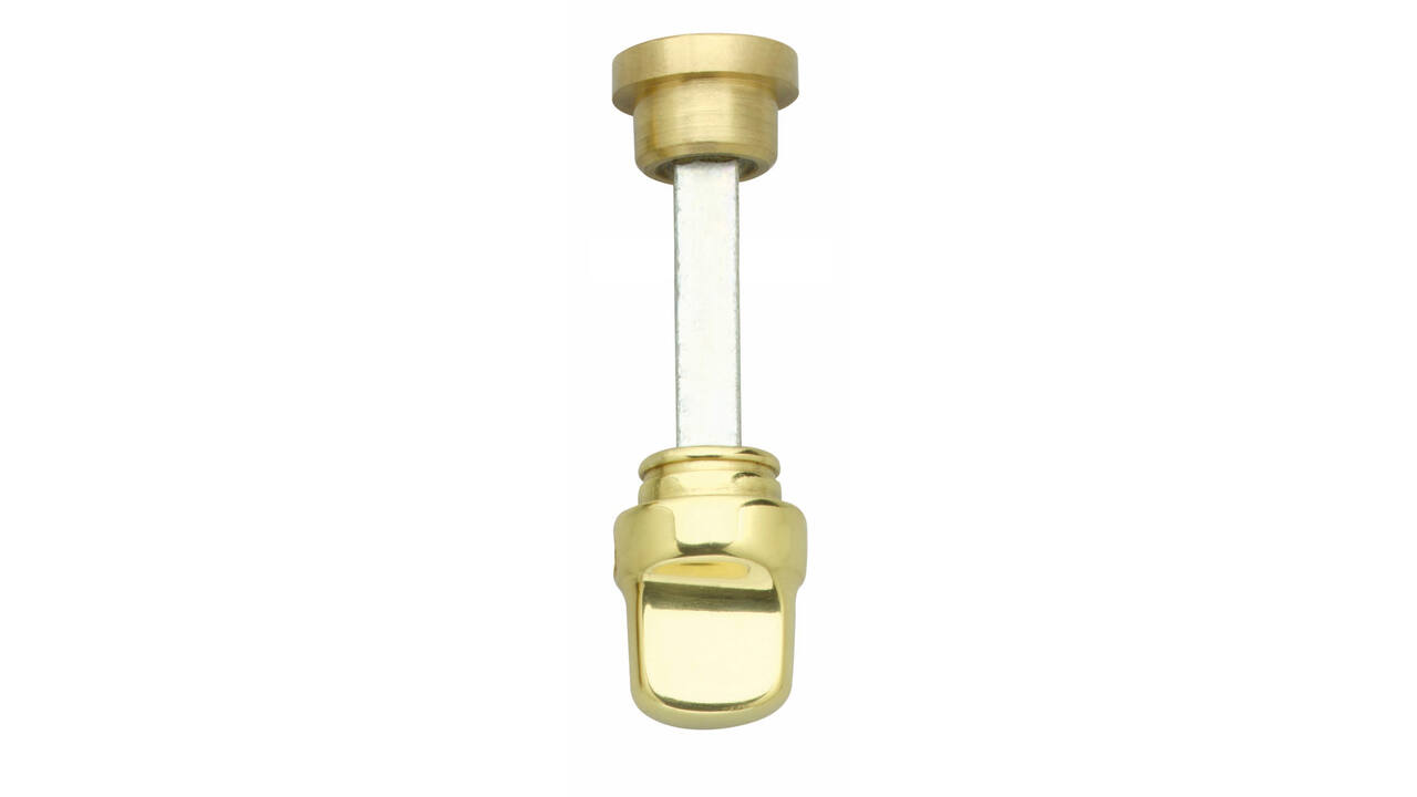 WC-olive los 8mm verlengd messing gelakt