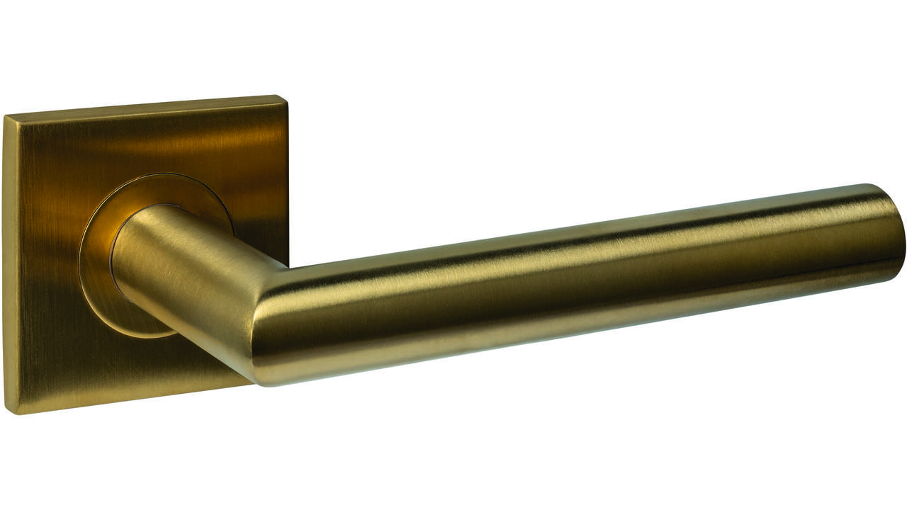 Gatdeel links Q 04 op rozet verdekt 53x53x6mm PVD messing mat