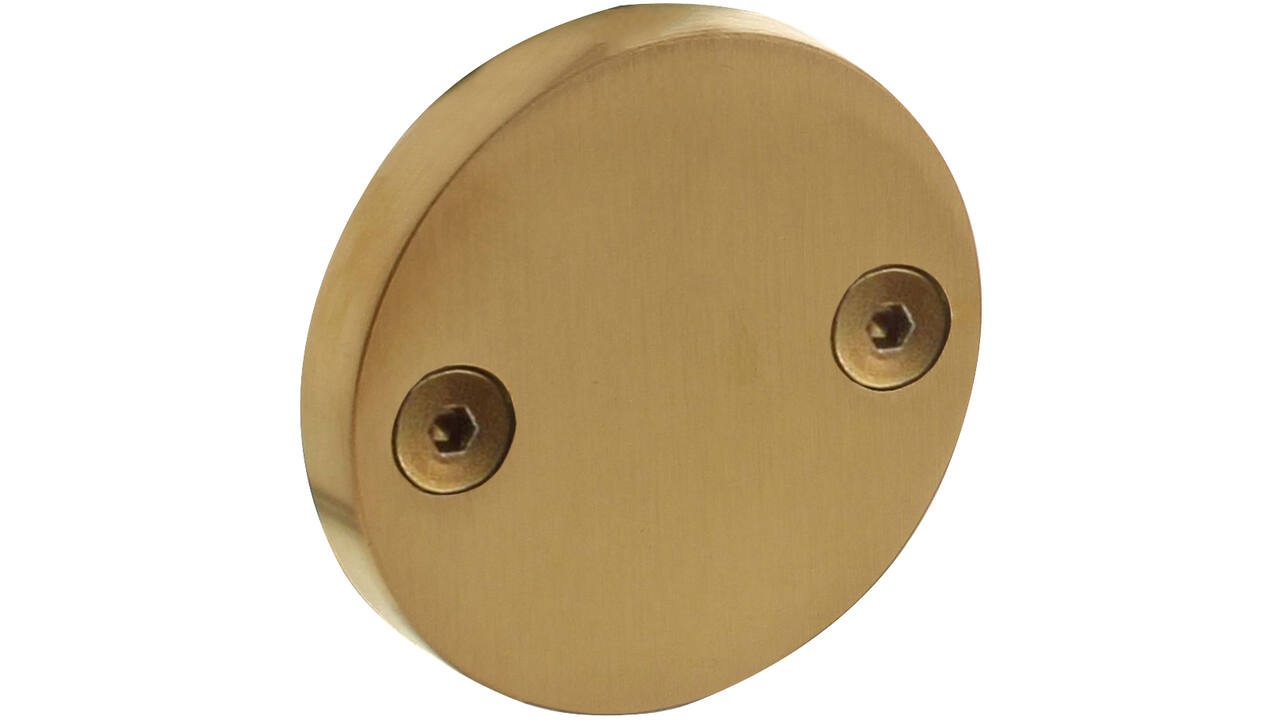 Afdekrozet ø55x8mm PVD messing mat