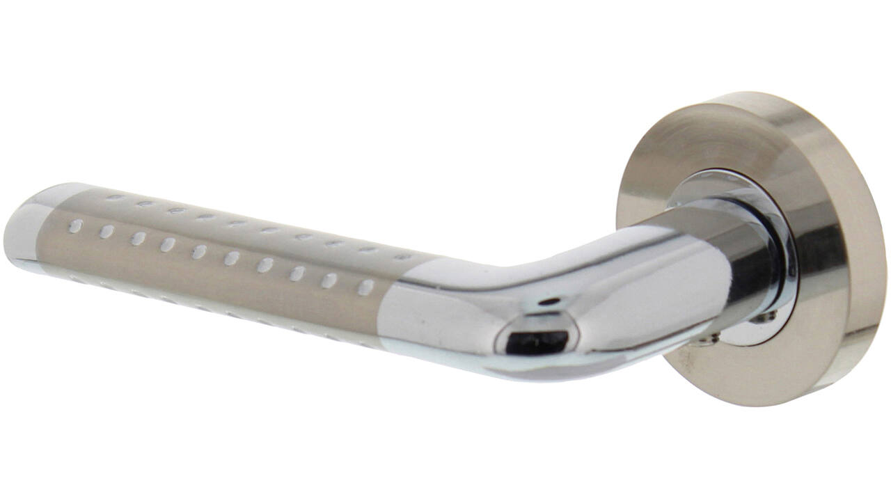 Gatdeel links Marion op rozet verdekt ø52x10mm met nokken chroom/nikkel mat
