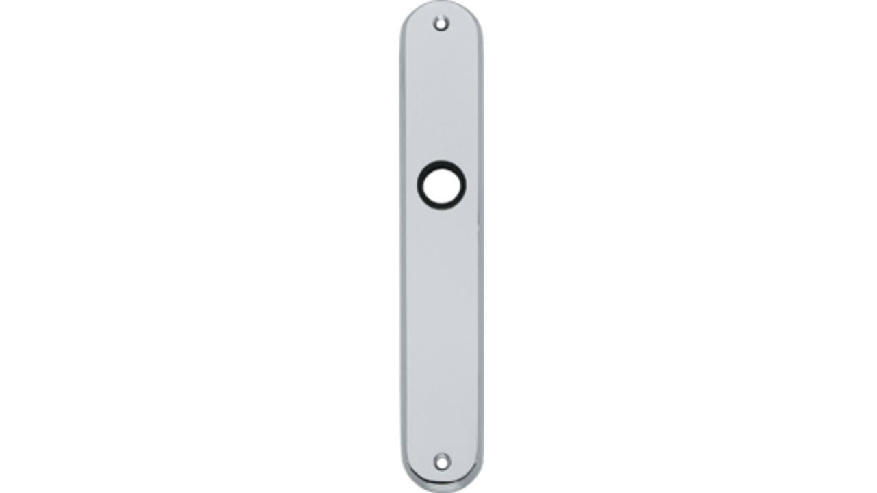 Schilden ovaal 236x37x9mm wc 63/8mm chroom
