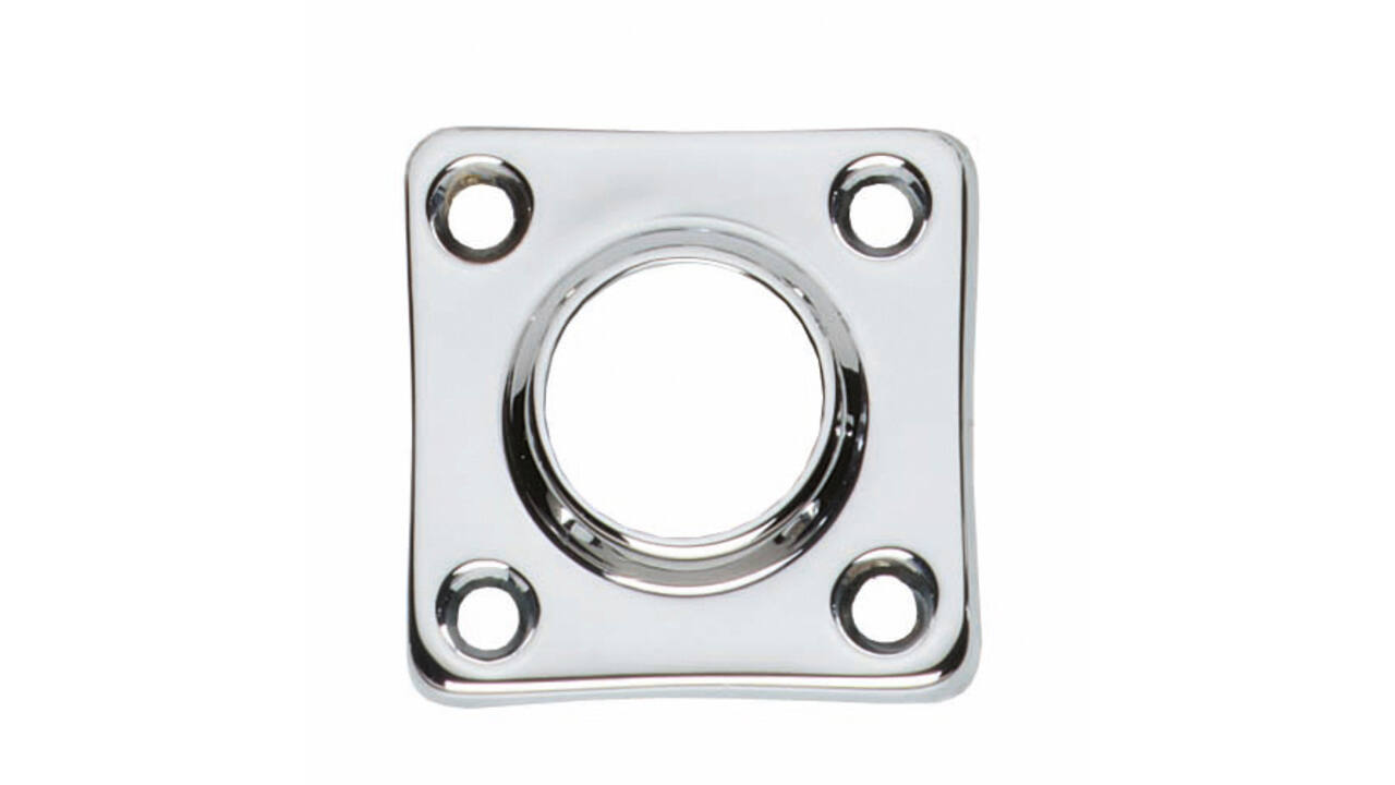 Rozetten 38x38x5mm chroom