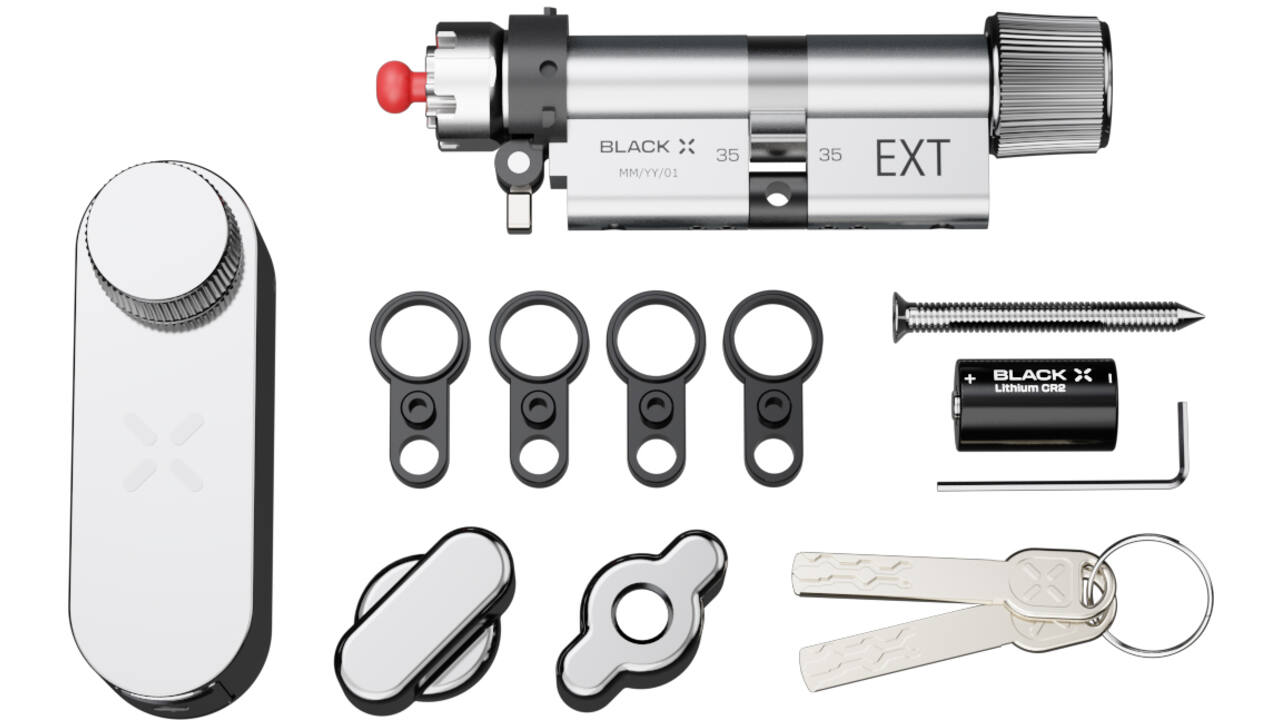 Black X Smart Lock 35/35mm - 45/45mm chroom