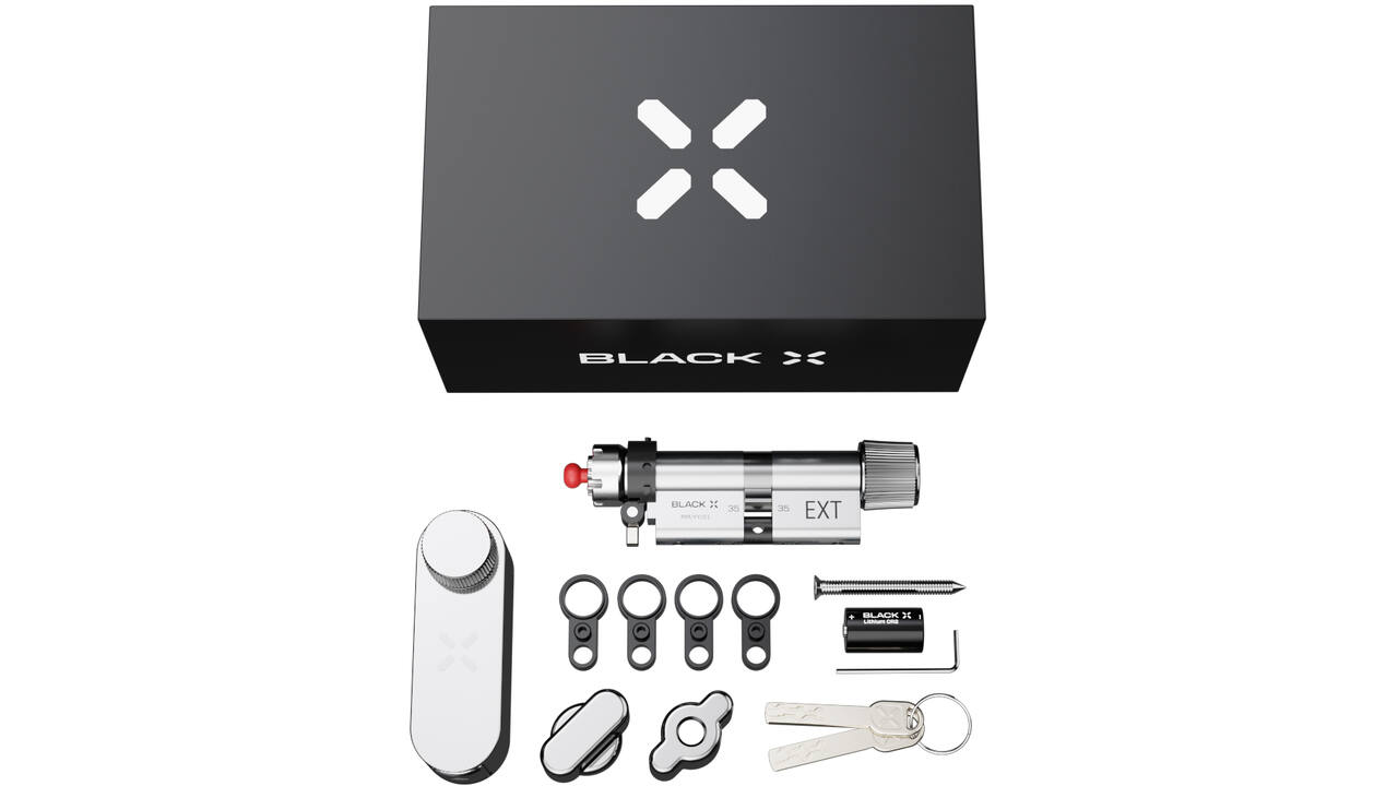 Black X Smart Lock 35/35mm - 45/45mm chroom