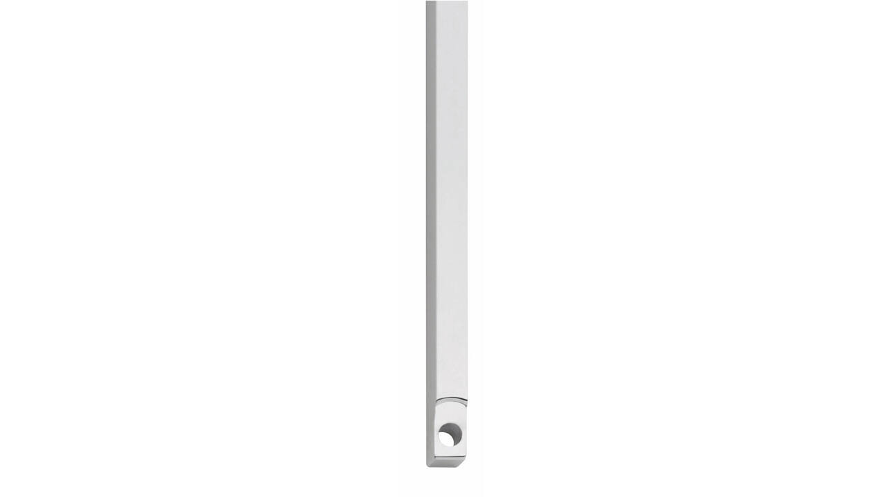 Stangenset tbv kruk-espagnolet lang 125cm chroom