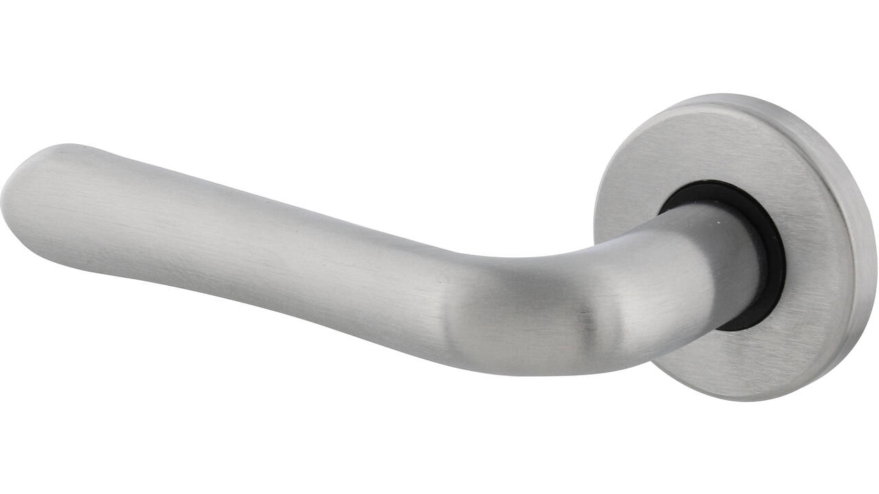 Gatdeel links Saturnus op rozet verdekt ø49x7mm chroom mat