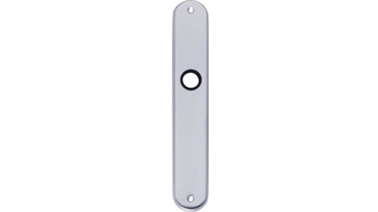 Schilden ovaal 236x37x9mm wc 78/8mm chroom mat