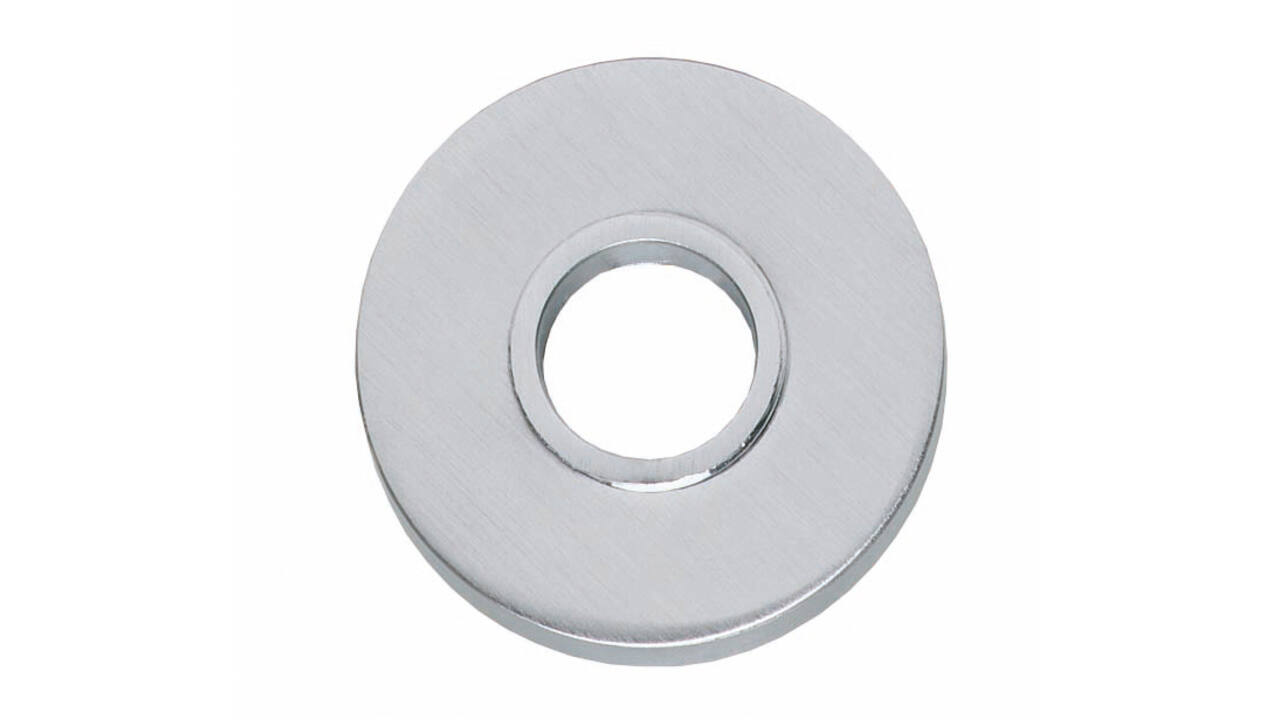 Rozetten verdekt ø50x8mm chroom mat