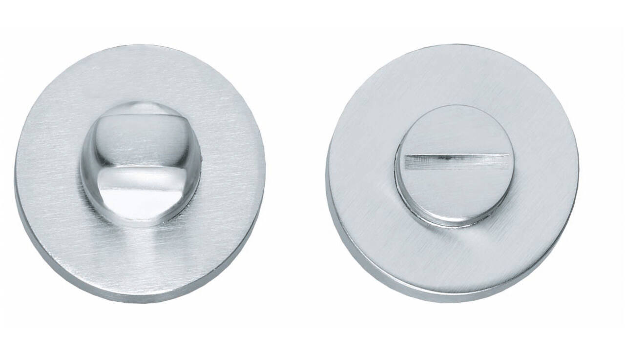 WC-sluiting verdekt ø50x8mm met stift 8x8mm chroom mat
