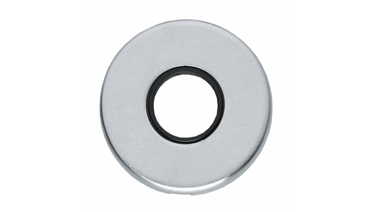 Rozetten verdekt ø49x7mm chroom mat