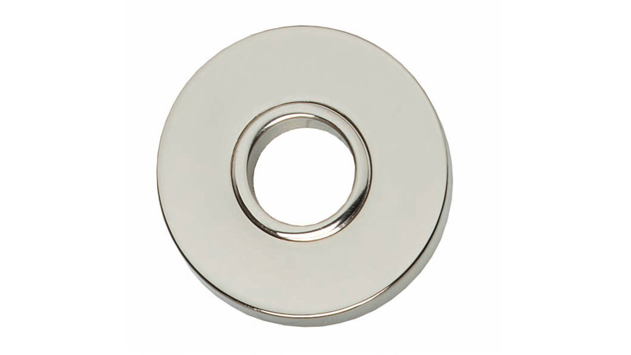 Rozetten verdekt ø50x8mm nikkel