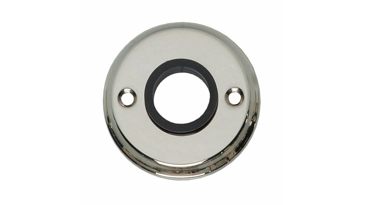 Rozetten ø50x5mm nikkel