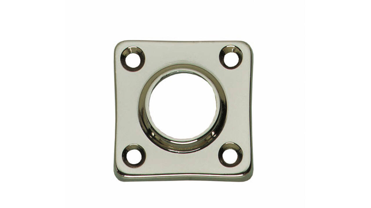 Rozetten 38x38x5mm nikkel