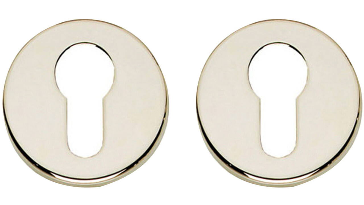 Cilinderrozetten verdekt ø49x7mm nikkel