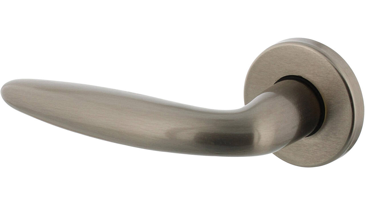 Gatdeel links Sigaar op rozet verdekt ø49x7mm nikkel mat
