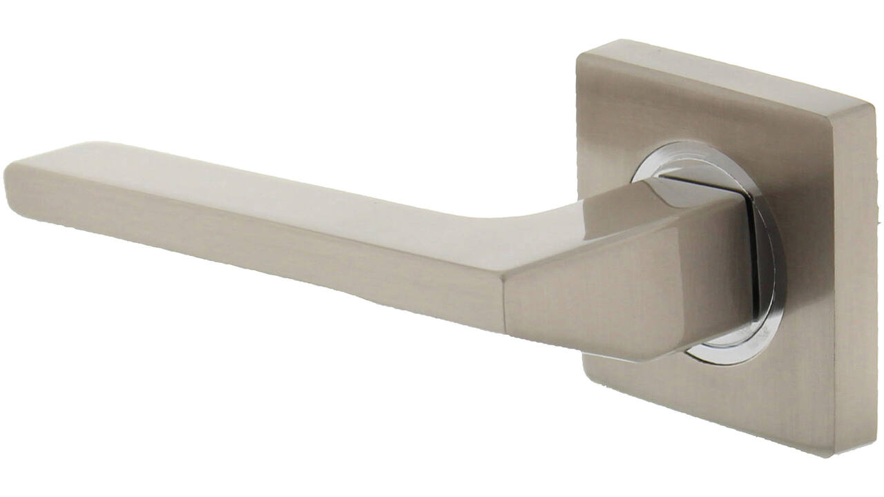 Gatdeel links Ben op rozet verdekt 55x55x10mm met nokken chroom/nikkel mat