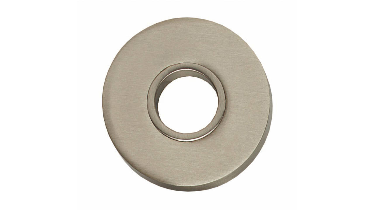 Rozetten verdekt ø50x8mm nikkel mat