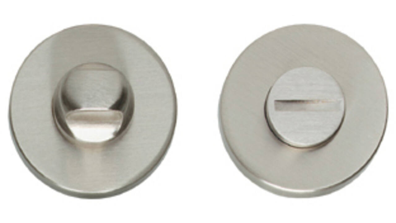 WC-sluiting verdekt ø50x8mm met stift 8x8mm nikkel mat