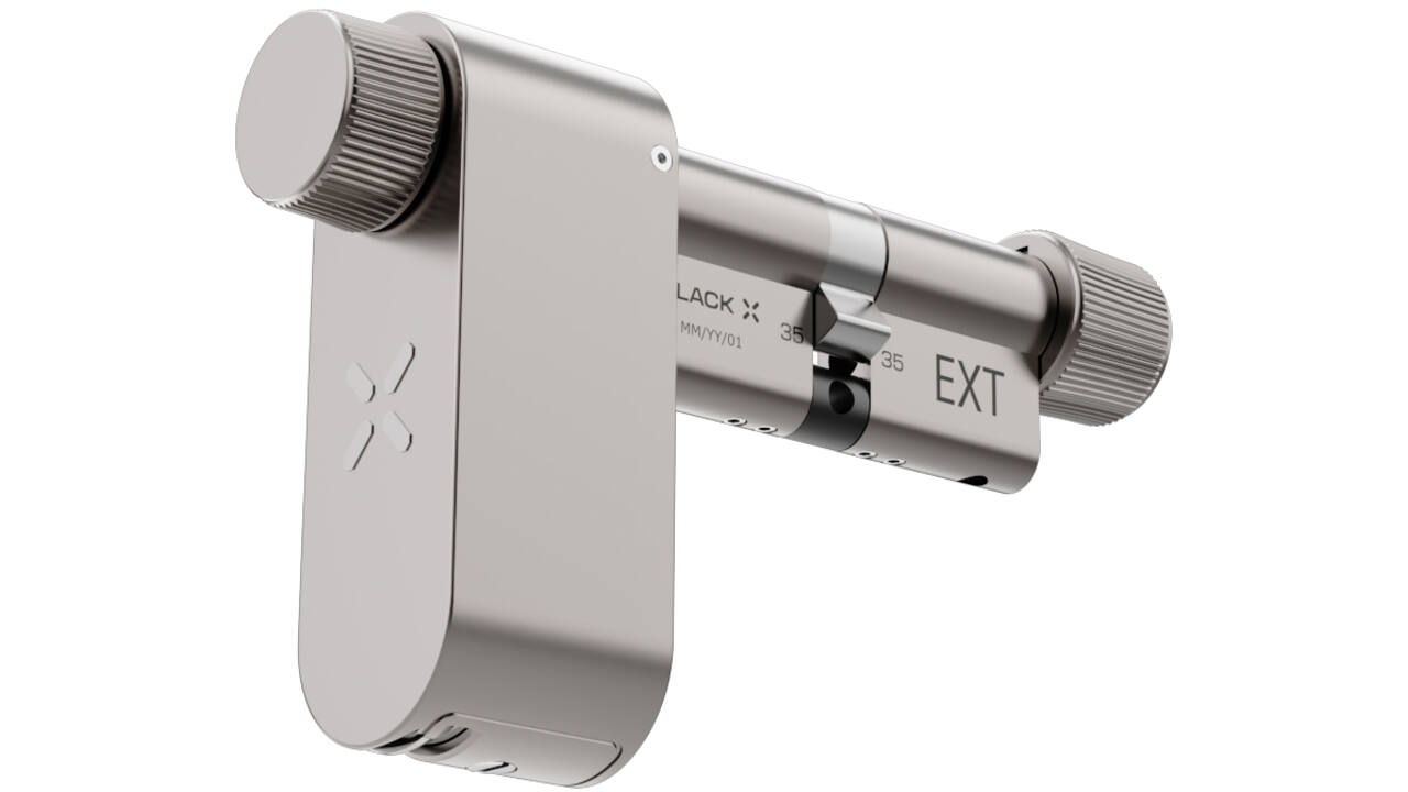 Black X Smart Lock 35/35mm - 45/45mm mat nikkel
