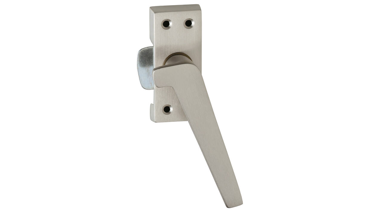 Raamsluiting rechts met ventilatiestand nikkel mat