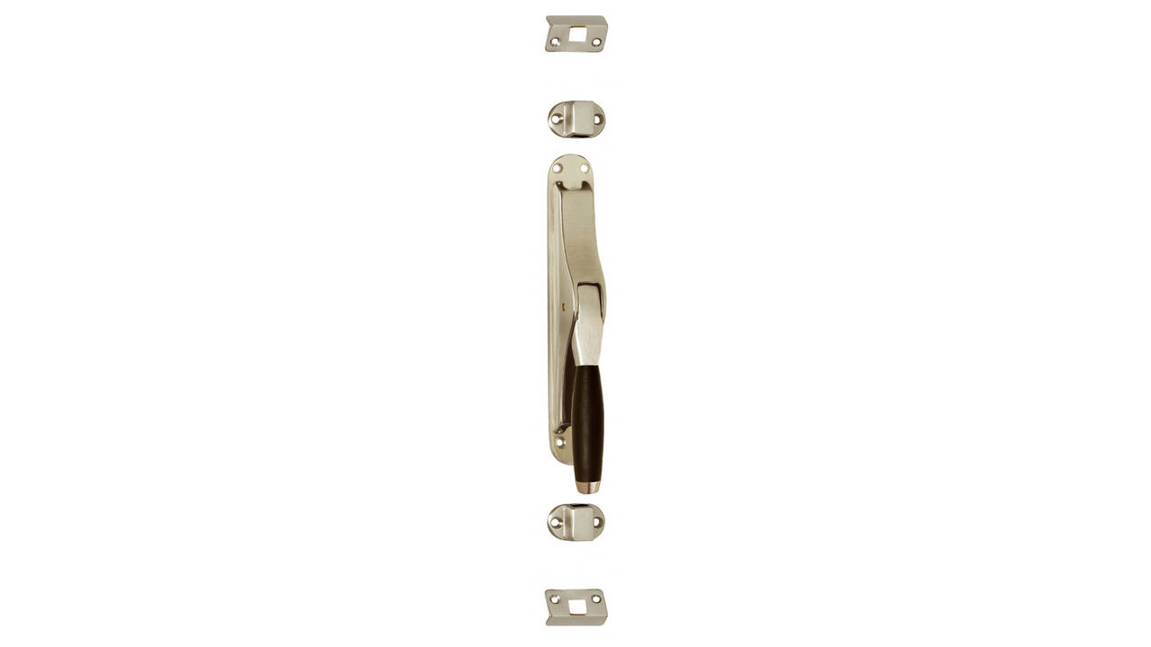 Pomp-espagnolet Ton 400 nikkel mat/ebbenhout