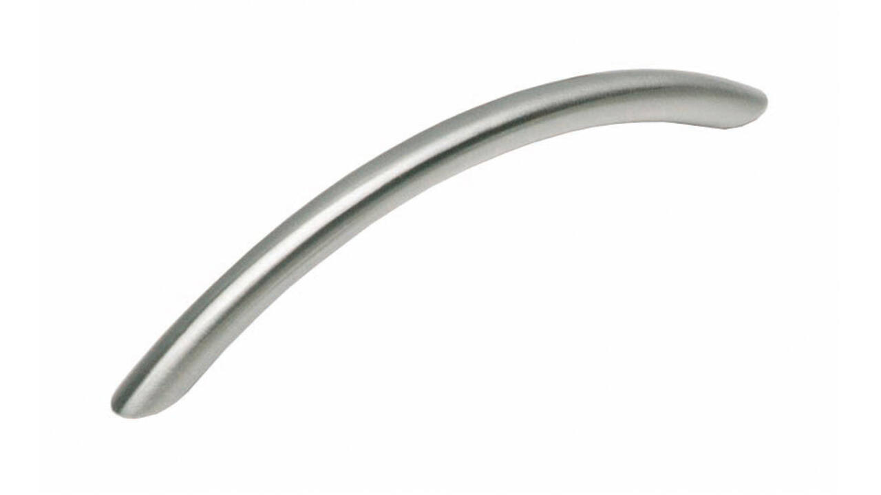 Draadgreep gebogen ø10 x 96mm nikkel mat