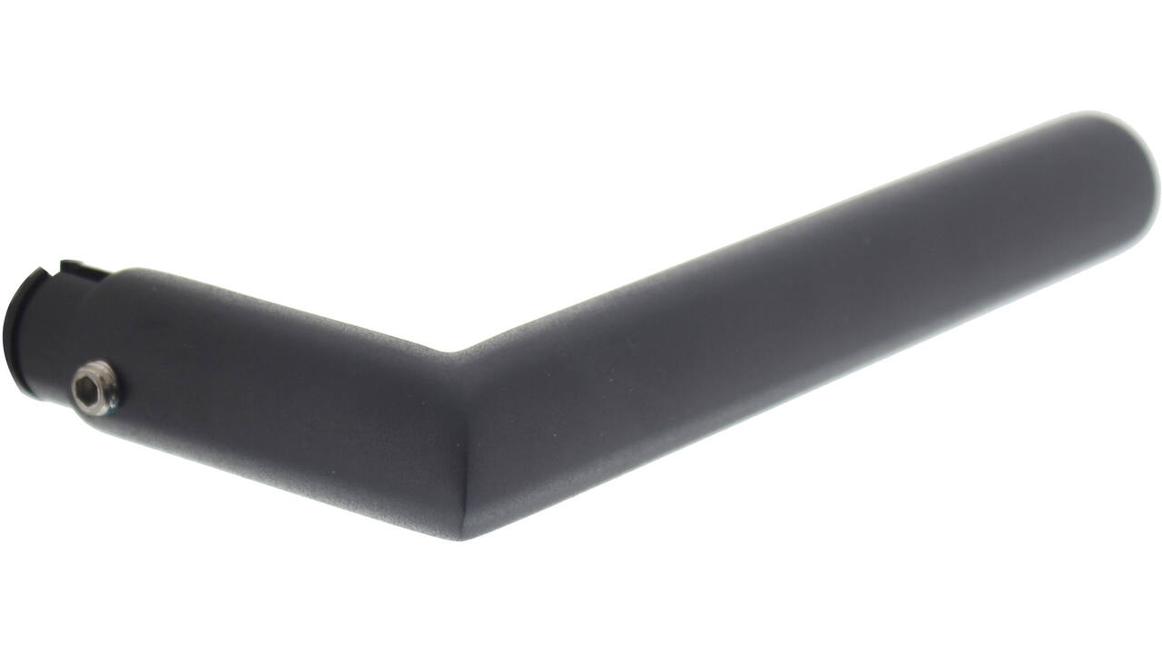 Deurkruk Jura structuur zwart