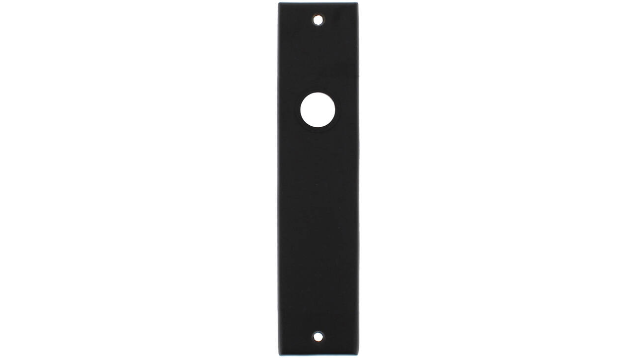 Schilden rechthoekig 181x41x7mm blind zwart