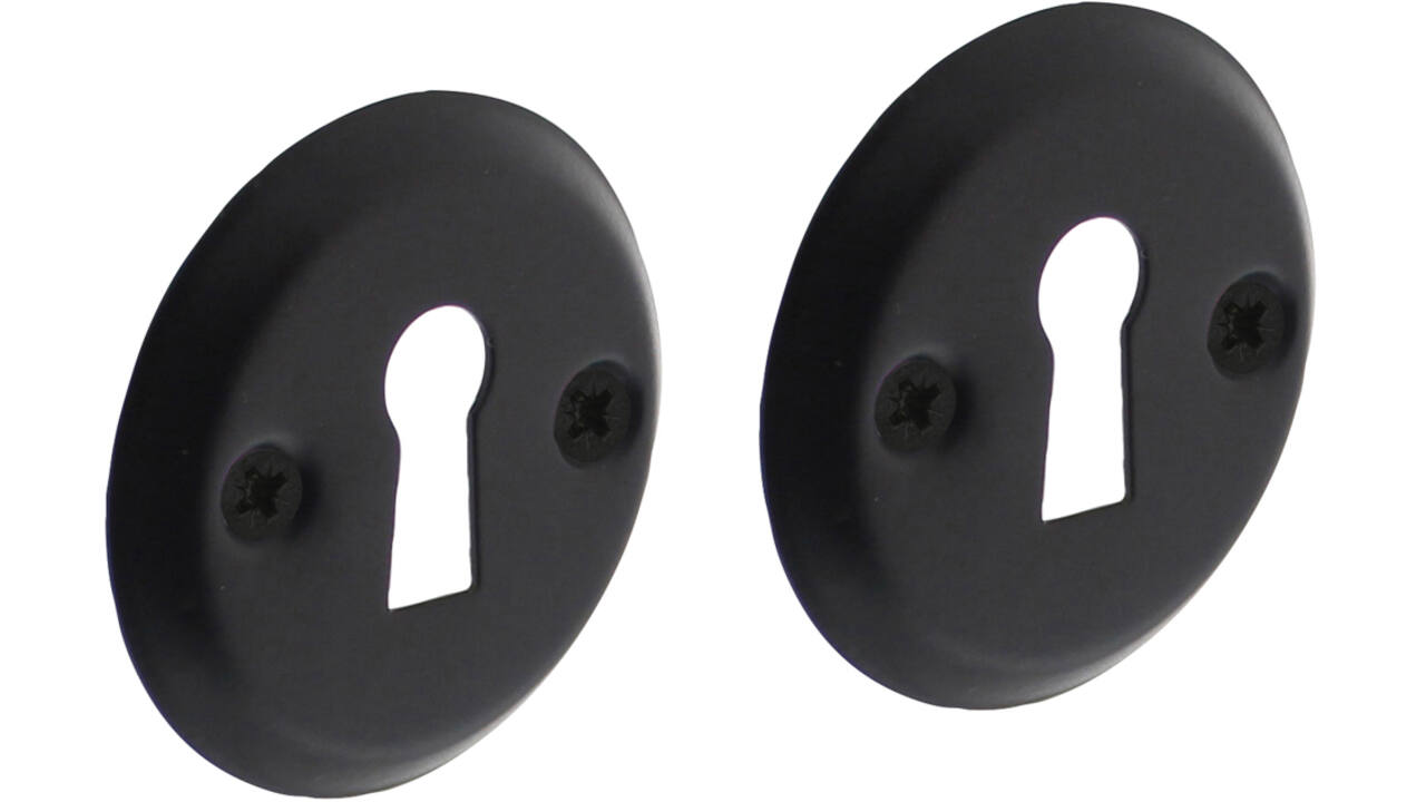 Sleutelrozetten ø50x5mm zwart