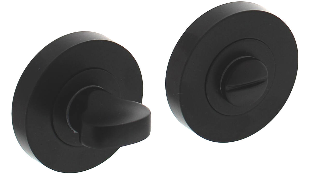 WC-sluiting verdekt ø52x10mm met nokken en stift 8x8mm zwart