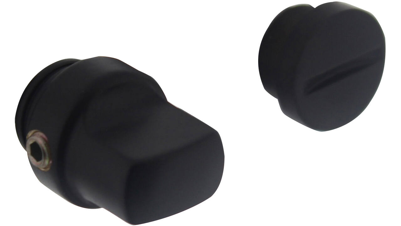 WC-olive los 8mm mat zwart