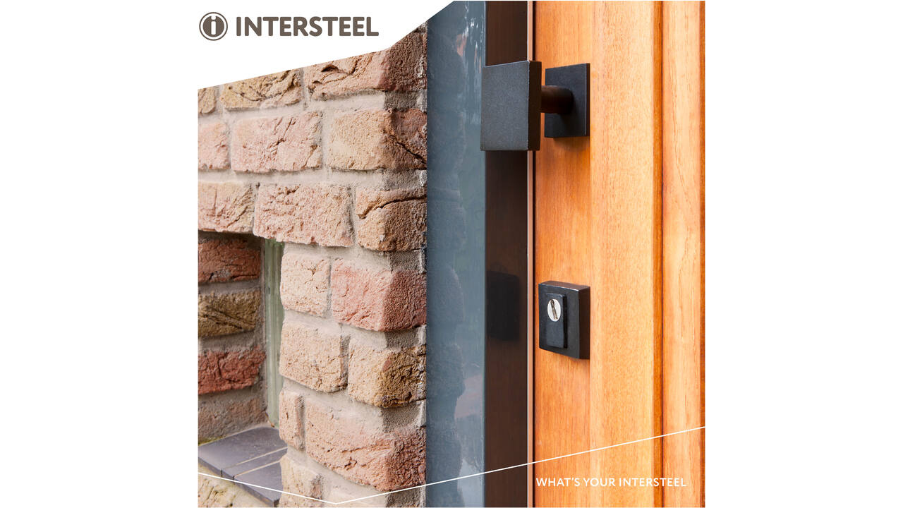 SKG3 veiligheidsrozetten vierkant 54x54x12mm profielcilindergat met kerntrekbeveiliging structuur zwart