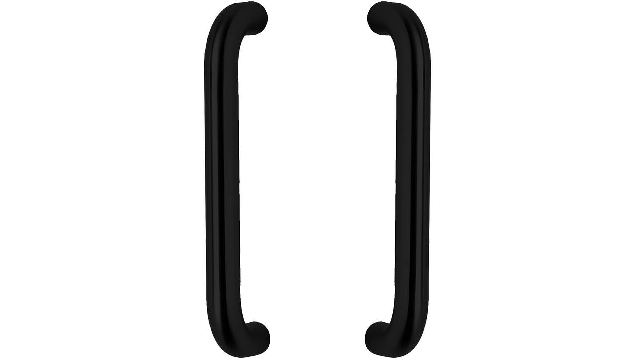 Deurgrepen U-vorm 325x70x25mm hart op hart 300mm structuur zwart
