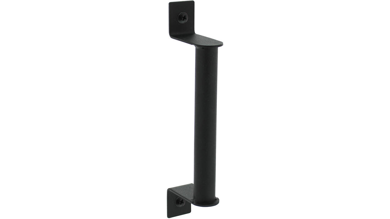 Handgreep rond 195x25mm zwart