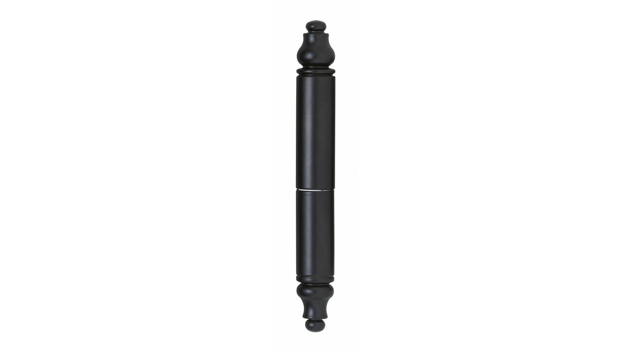Sierhuls met knop 32/40 mat zwart