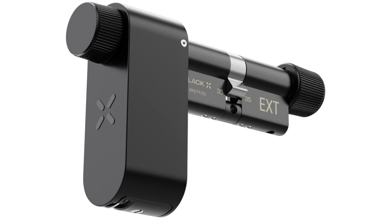 Black X Smart Lock 35/35mm - 45/45mm zwart