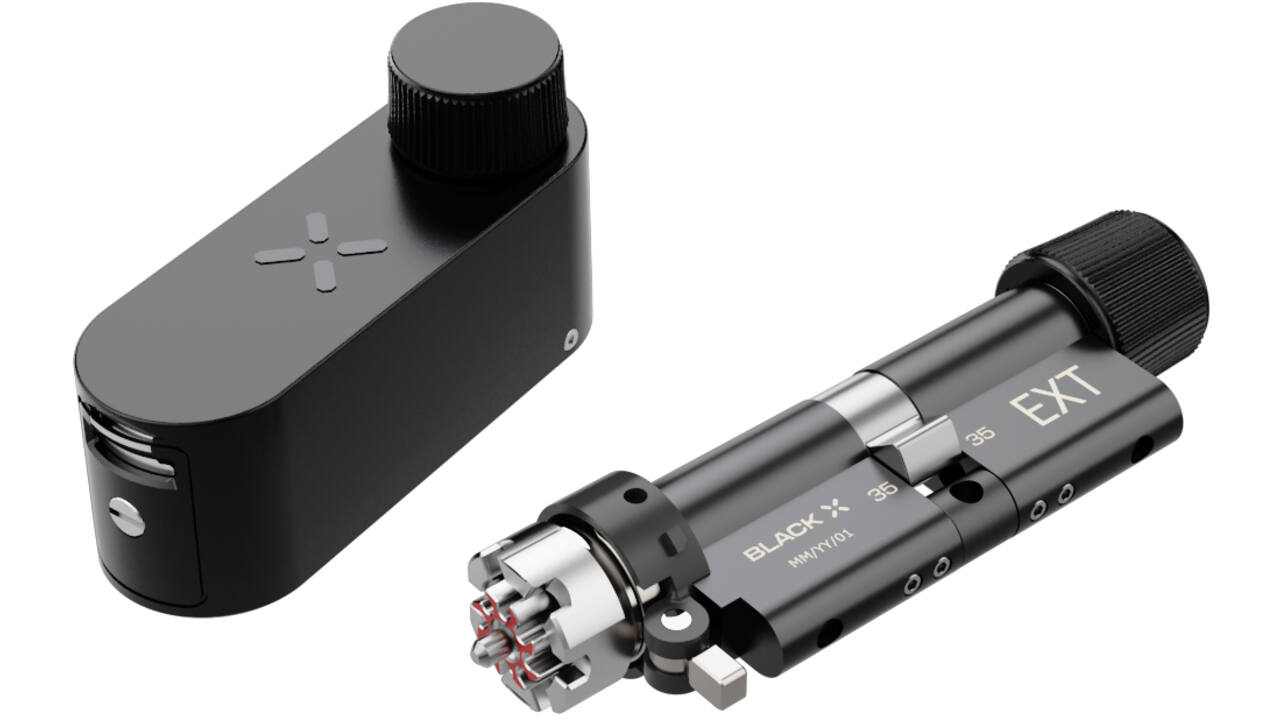 Black X Smart Lock 35/35mm - 45/45mm zwart