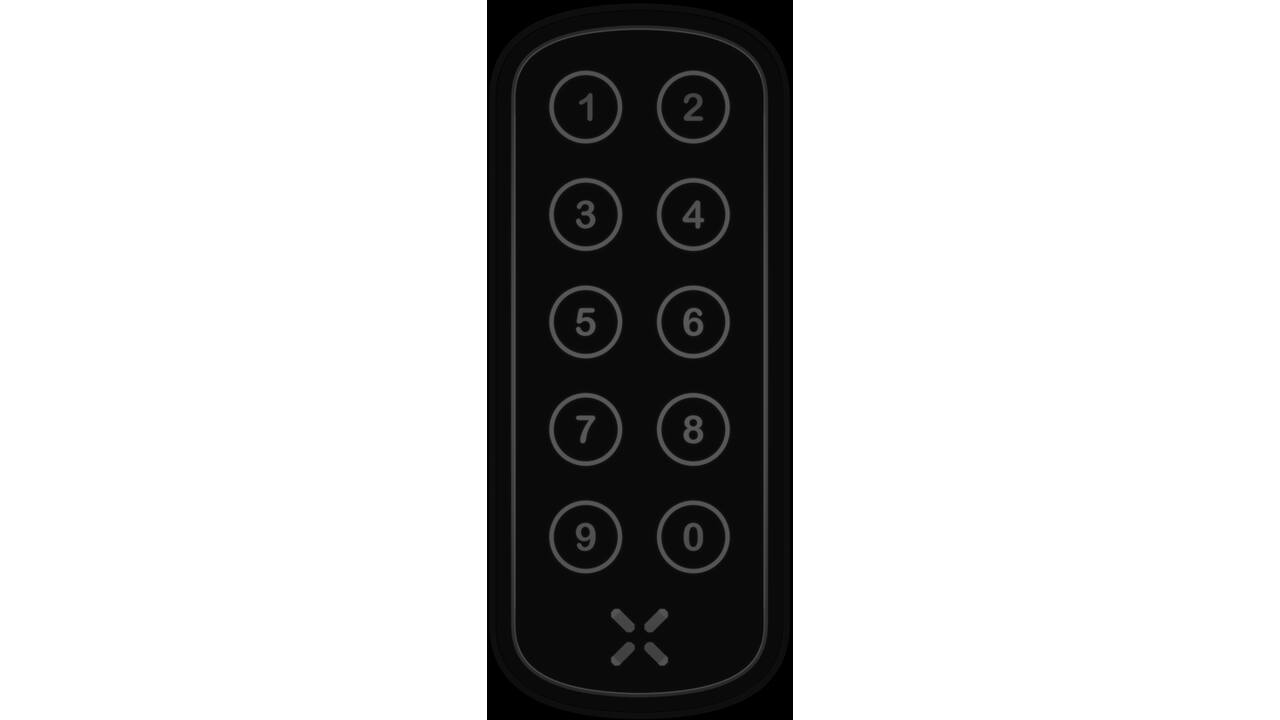 Black X xPad ovaal 100x42mm zwart