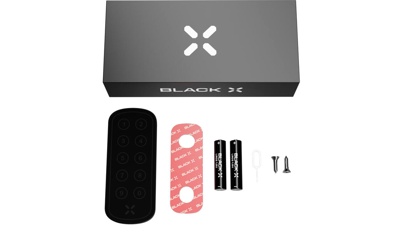 Black X xPad ovaal 100x42mm zwart