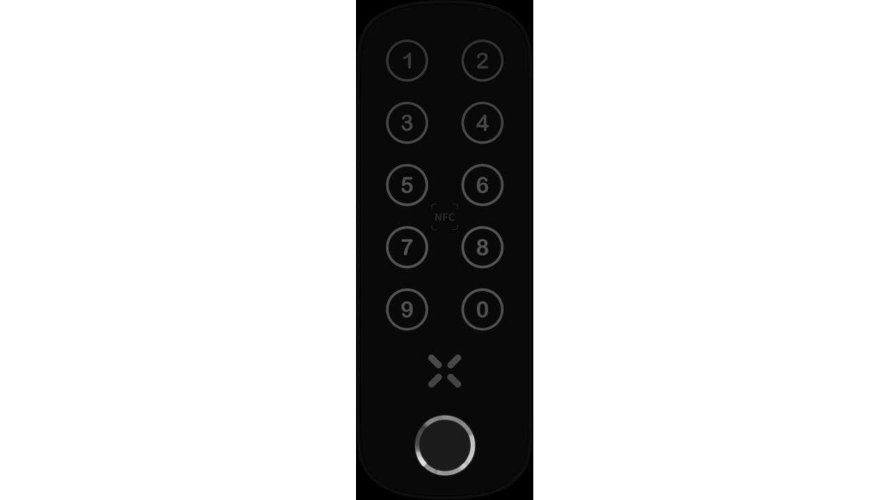 Black X xPad+ ovaal 138x42mm zwart