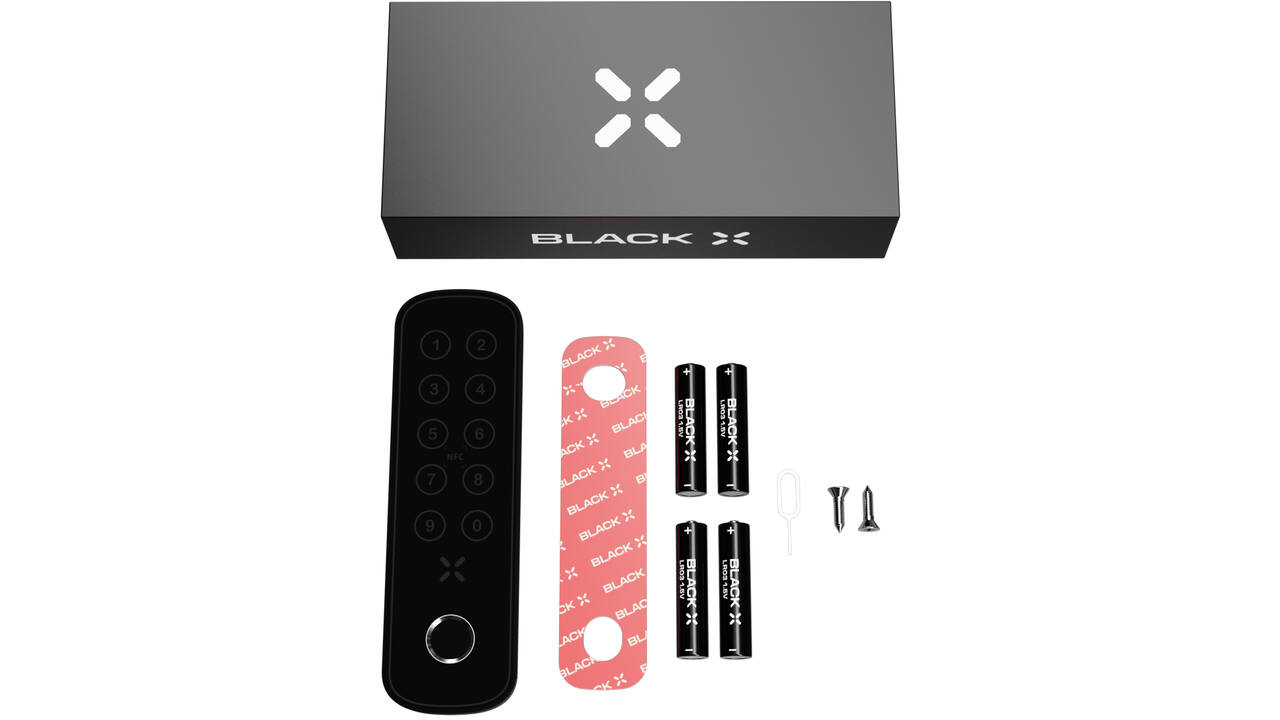 Black X xPad+ ovaal 138x42mm zwart