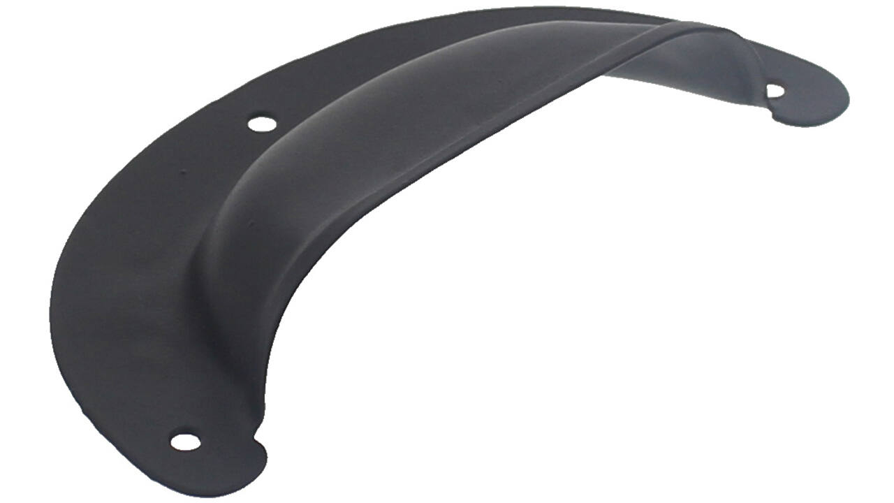 Komgreep geperst 96x43mm zwart