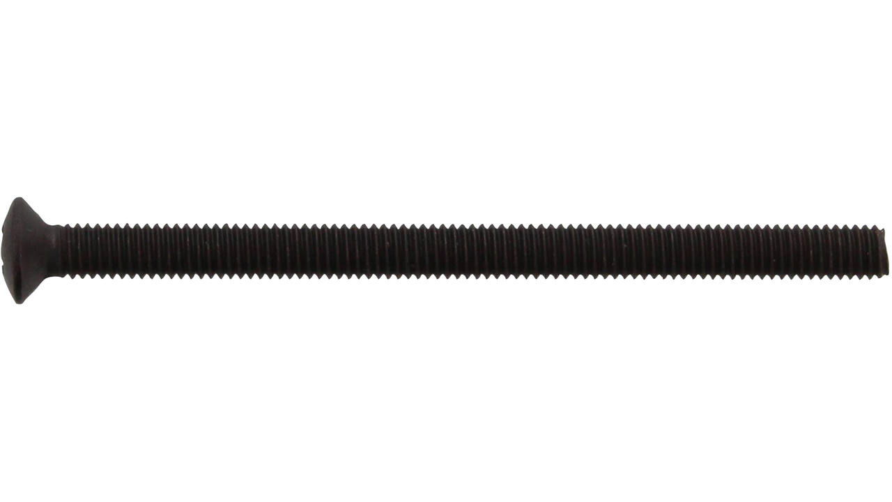 Bout M6x90mm tbv SKG3 aluminium beslag voor deurdikte 75mm zwart