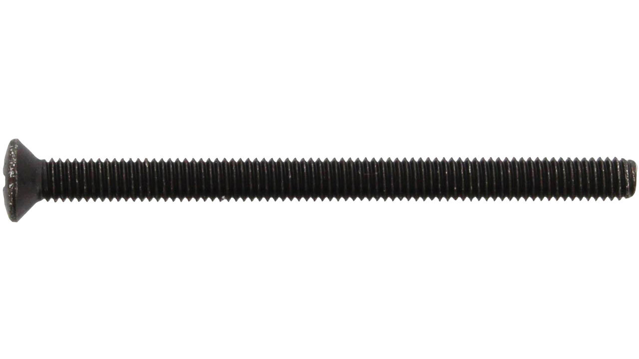 Bout M6x80mm tbv SKG3 aluminium beslag voor deurdikte 68mm zwart