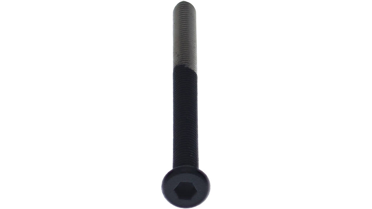 Bout 6-kant M6x84mm tbv SKG3 rozetten voor deurdikte 71-73mm zwart