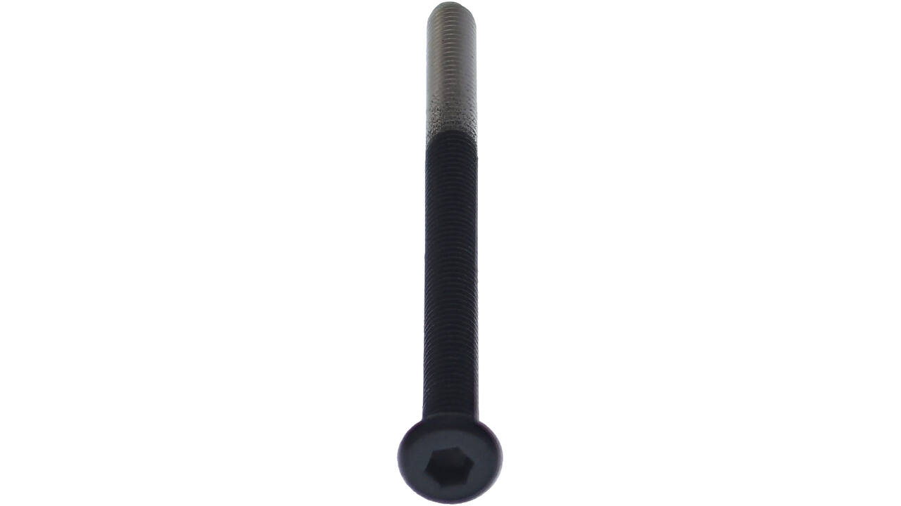 Bout 6-kant M6x90mm tbv SKG3 schilden voor deurdikte 75-79mm zwart