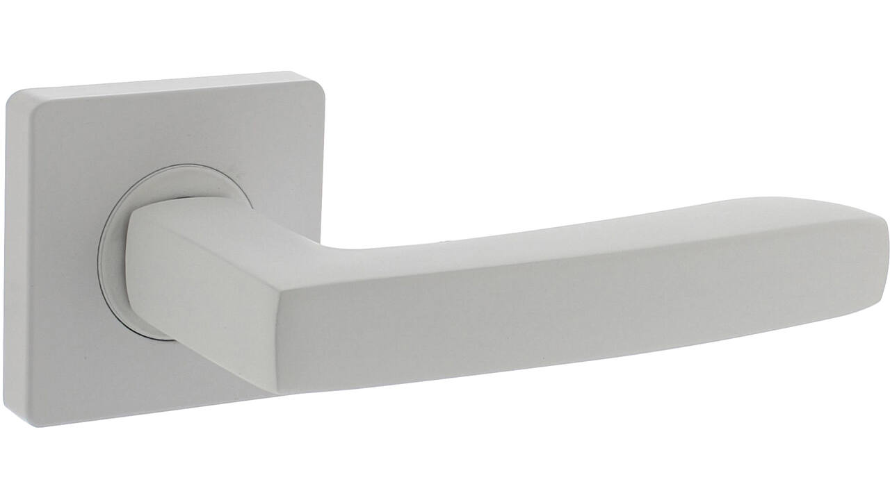 Gatdeel rechts Minos op rozet verdekt 55x55x10mm met nokken wit