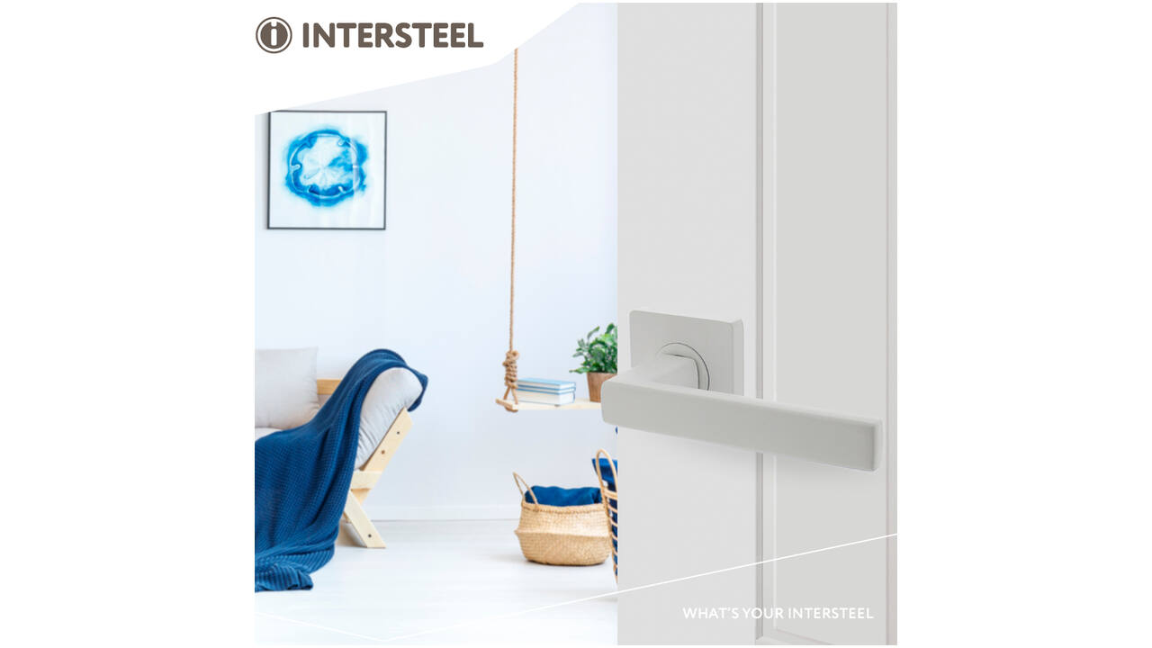 Deurkruk Hera op rozet verdekt 55x55x10mm met nokken wit